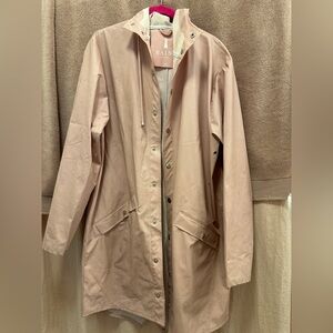Dusty rose RAINS jacket!